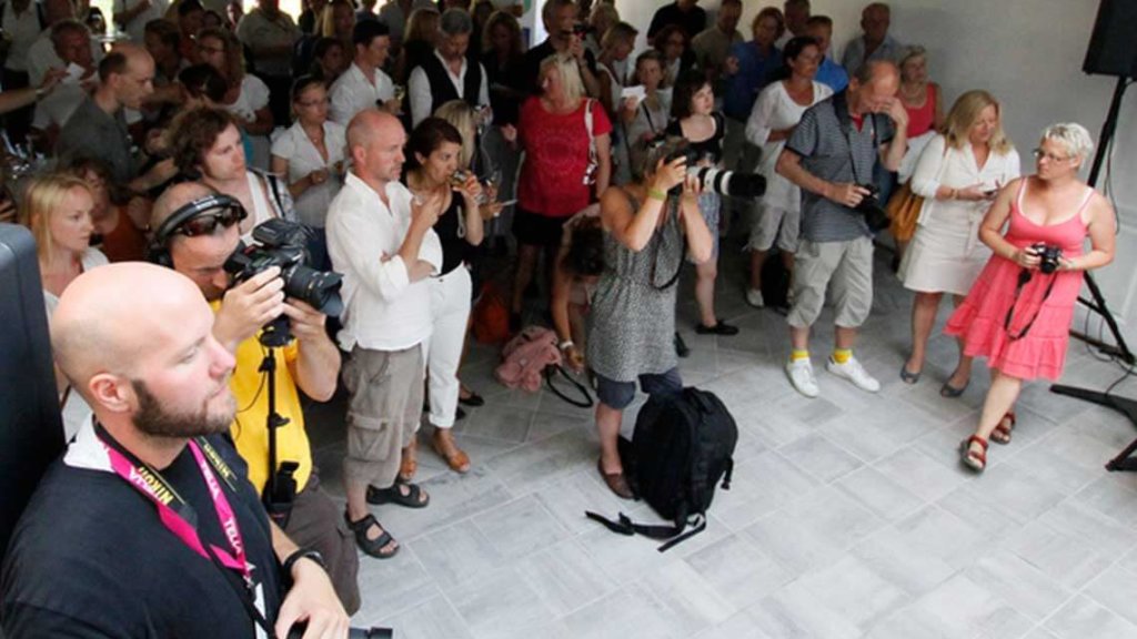 Picture of crowd in Almedalen