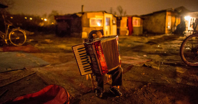Roma community in Wrocław. Photo by Tomas Rafa