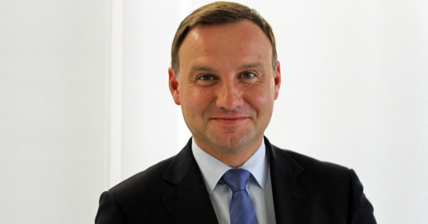 Poland's newly-elected president Andrzej Duda