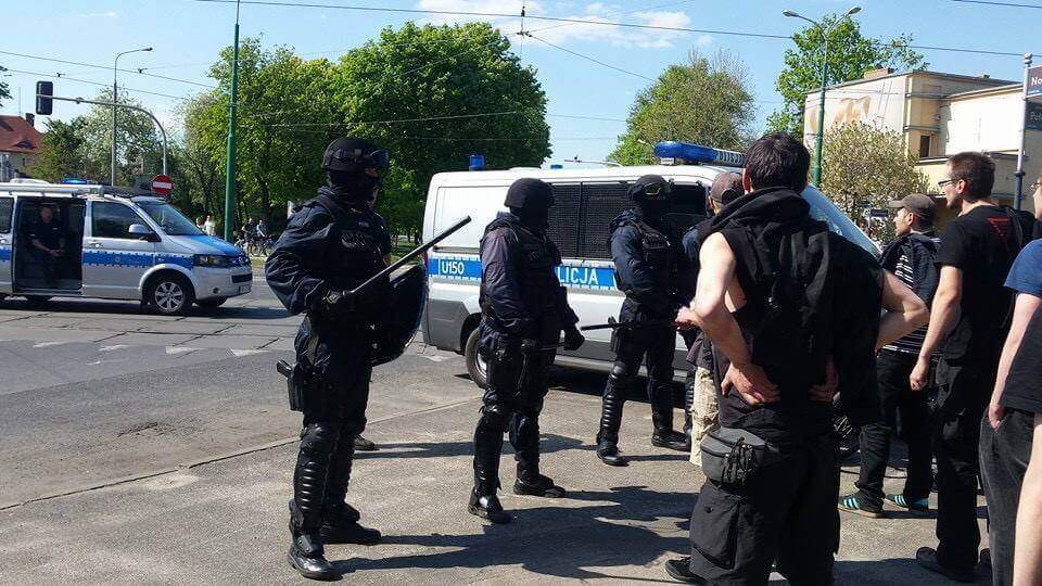 Eviction protest in Poznań,