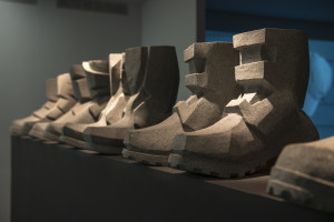 Mykola Ridnyi. Constant dropping wears away the stone. 2013 Series of objects, granite