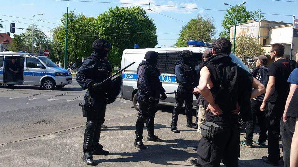 Eviction protest in Poznań, 