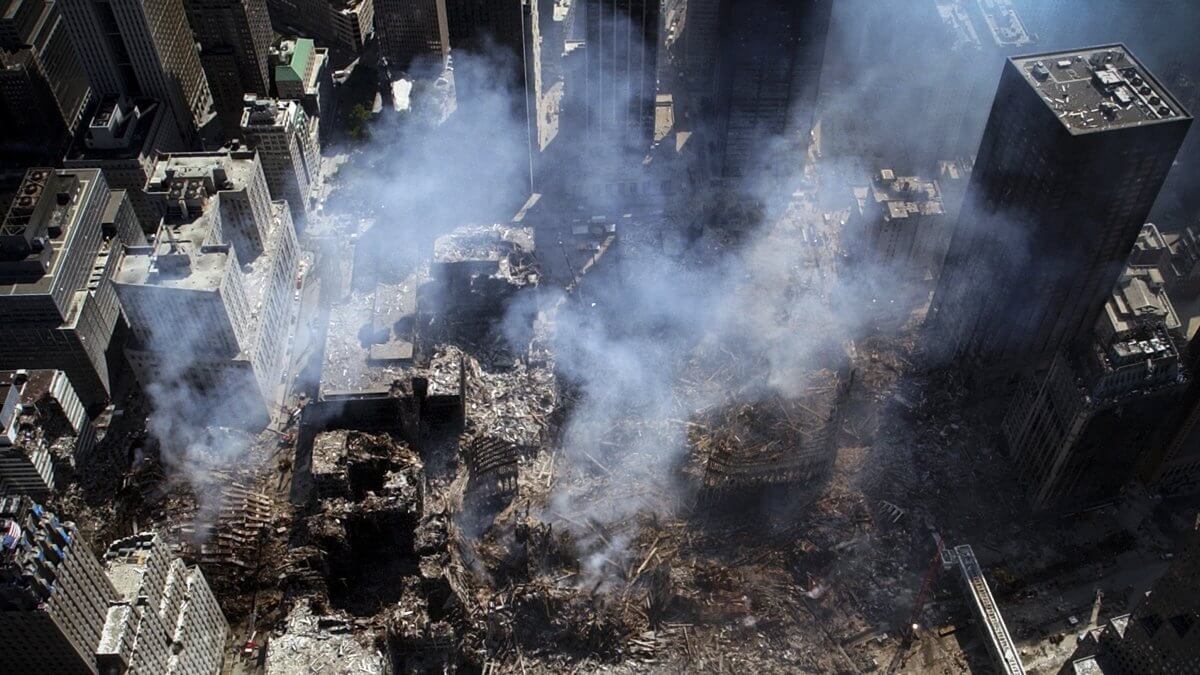 Ground Zero, New York City, (Sept. 17, 2001), Clean-up efforts are expected to continue for months. U.S. Navy photo by Chief Photographer's Mate Eric J. Tilford. (RELEASED)