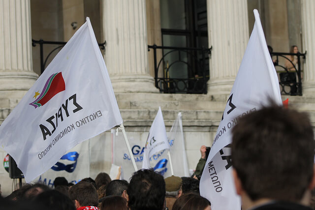 Syriza rally Athens